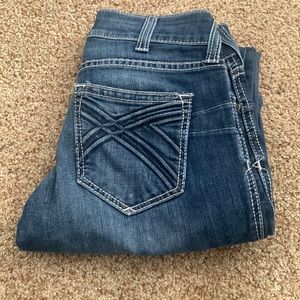 Ariat mid rise straight leg jeans